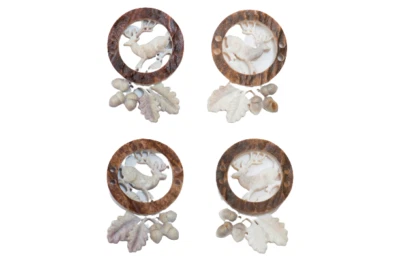 Sewing Buttons | Natural Antler Flatback Fasteners For Crafts, DIY, Clothing - Image 1 of 4