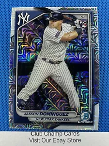 2024 #94 Jasson Dominguez Bowman Chrome Mega Mojo Yankees RC - Foto 1 di 2