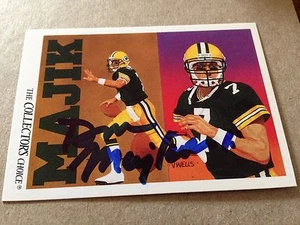 Don Majkowski VINTAGE HAND SIGNED 1991 Upper Deck Card w/COA - Picture 1 of 3