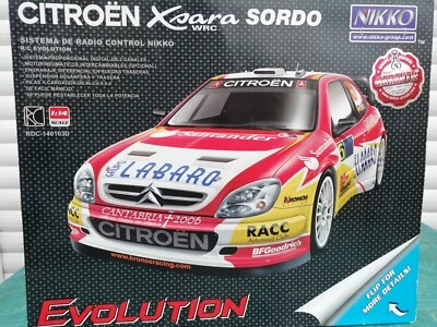 Vintage NIKKO RC Evolution Citroën Xsara WRC "Sordo"  + Fernsteuerung Akku RTR - Bild 1 von 4