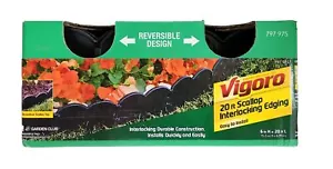 Vigoro Landscape Edging Plastic Black 20FT 797 975 - NEW - Picture 1 of 4