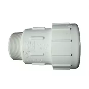 Adaptador macho de compresión de PVC Thrifco de 1 1/2 pulgadas - 6622185 - Imagen 1 de 1