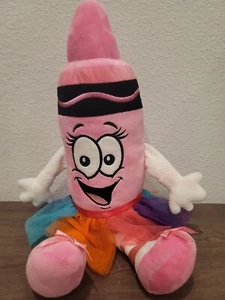 Crayola Experience Tickle Me Pink Ballerina Tip Plush 18 Inch - Picture 1 of 5