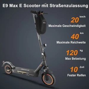 500 W Elektroroller mit Straßenzulassung ABE E-Scooter Faltbar Elektro Roller EU - Bild 1 von 13