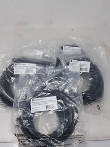 Lot of 5 Monoprice 11277 Black 20ft Patch Cord 550 Mhz Category 6 (UTP) - Picture 1 of 5