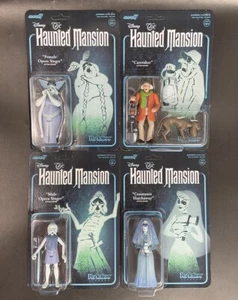Super7 ReAction Disney The Haunted Mansion Wave 2 Figuren Full Set - 4 Stück - Bild 1 von 10