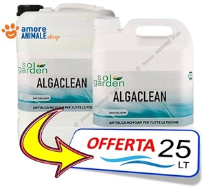 SolGarden ALGACLEAN Antialghe Piscina → 10 / 25 Lt - Alghicida Concentrato