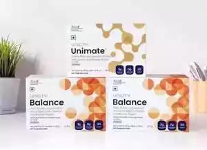 UNICITY FEEL GREAT, UNICITY BALANCE 60 BEUTEL & UNIMATE 30 BEUTEL USA - Bild 1 von 3