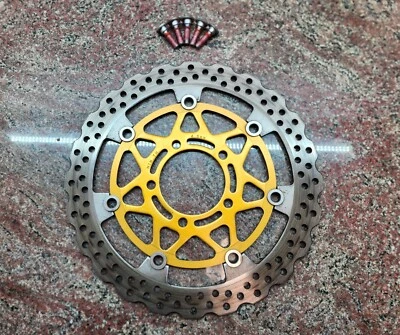 2013-2018 Kawasaki Ninja ZX6R ZX636 Front Brake Rotor Disc with Bolts - Image 1 of 4
