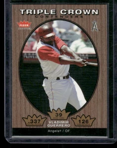 2006 Fleer Tradition #TC-9 Vladimir Guerrero Triple Crown Contenders Angels - Imagen 1 de 2