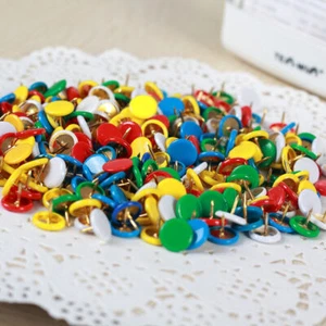 100x Reissnägel 10mm Reißbrettstifte Reißzwecken Heftzwecken vermessingt Neu - Bild 1 von 10