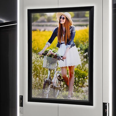 27x40'' LED Poster Movie Frame Backlit Light Box Advertising Sign Display 40*27" - Image 1 of 4