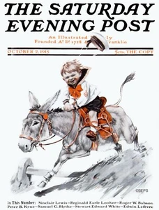 Saturday Evening Post 1915 Cover Reproduction Giclee Print - Bild 1 von 1