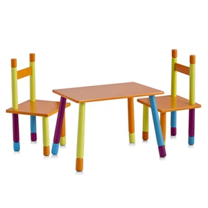 Kindermöbel Kinder Möbel Sitzgarnitur Kindertisch 3-teilig Tisch Stühle Stuhl - Picture 1 of 1