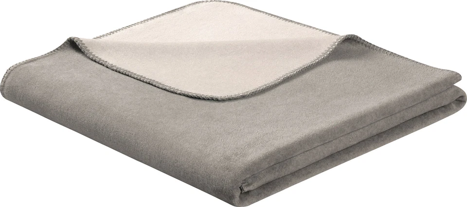 Biederlack Wohn- und Kuscheldecke 'Doubleface' 150 cm Graphit - 771834