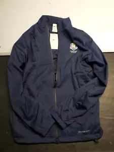 Ryder Cup Nike Storm Fit Performance Windbreaker Jacke mit durchgehendem Reißverschluss marineblau Herren klein - Bild 1 von 12