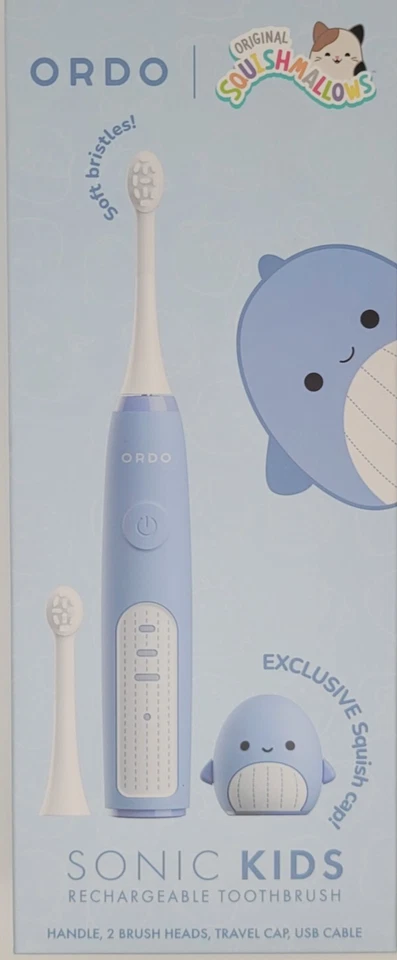 Ordo Squishmallows Sonic Kids аккумуляторная зубная щетка новая! * Бесплатная доставка * - Изображение 1 из 1