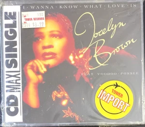 Jocelyn Brown feat. Voodoo Posse Maxi-CD I WANNA KNOW WHAT LOVE IS 1991 Reggae - Imagen 1 de 2