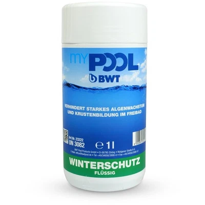 1 L myPOOL Winterschutz Überwinterungshilfe für Pools verhindert Algenwachstum