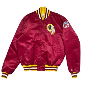 Vintage 90s NFL WASHINGTON REDSKIN STARTER PRO LINE SATIN JACKET MADE IN USA Gr. XL - Bild 1 von 10