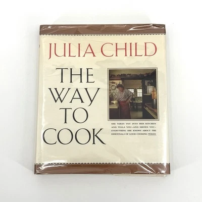 The Way To Cook: 1989 Alfred A. Knopf Hardcover by Julia Child with Dust Jacket Foto 1 de 4