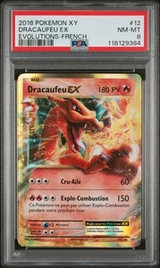 Pokemon Karte Dracaufeu EX 12/108 PSA 8 XY Evolutions DE ULTRA STRONG NEU - Bild 1 von 2
