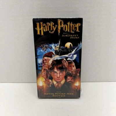 BRAND NEW Harry Potter & The Sorcerer's Stone (VHS; 2001) RARE Sealed Watermarks - Image 1 of 4