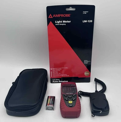 Измеритель температуры Amprobe LM-120 с двойным входом (без термопар) - Изображение 1 из 4