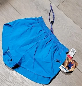 Rare NWT Y2K Speedo Surf Runner Run Swim Size M Blue Short Vintage #11 - Picture 1 of 9