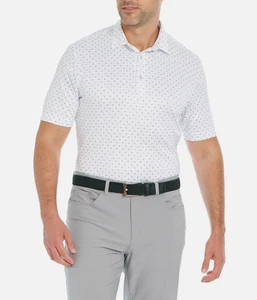 Greg Norman Herren ML75 Kurzarm 3 Knöpfe Hemd, weiß, Größe L - Bild 1 von 3