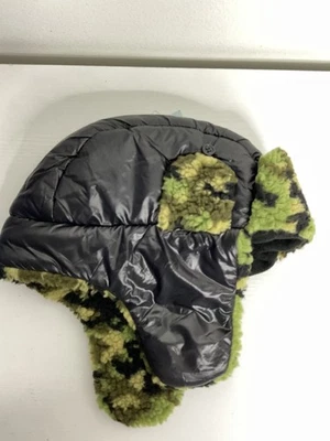 Cat & Jack камуфляж/черный траппер шляпа для мальчиков флисовая подкладка зимняя шапочка один размер - Изображение 1 из 4