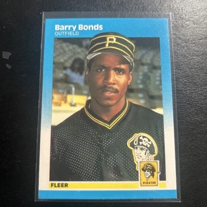 ⚾1987 Fleer #604 Barry Bonds Rookie Card RC⚾Near Mint or Better⚾ - Picture 1 of 2