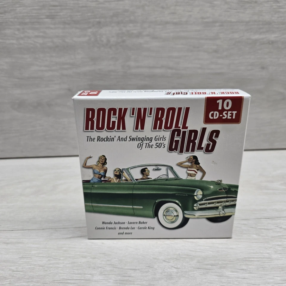 Rock 'n' Roll Girls: The Rockin' and Swinging Girls of the 50's 10 CD Boxset VGC Foto 1 de 4