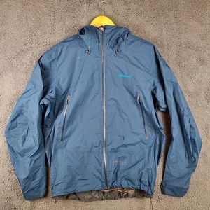 Patagonia Super Cell Gore-Tex Paclite Nylon Herren Regenjacke Blau Größe L - Bild 1 von 11