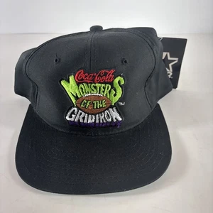 Vintage Monsters Of The Gridiron Green Snapback Hat Starter Coca Cola 90s NWT #2 - Picture 1 of 9