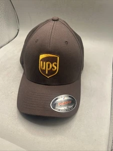 UPS Driver Work Cap Hat Brown Snapback - Picture 1 of 12
