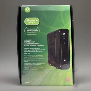 Motorola SURFboard SBG6580 DOCSIS 3.0 Wireless N Cable Modem Router Gateway NEW - Picture 1 of 7
