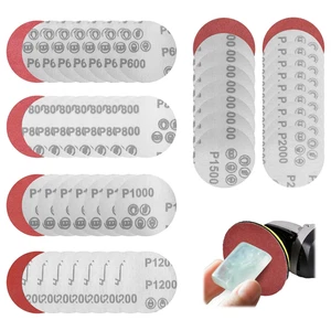 15 Schleifpapier 75mm Klett 50 Stück Profi Körnung 600 bis 2000 Rund - Bild 1 von 7