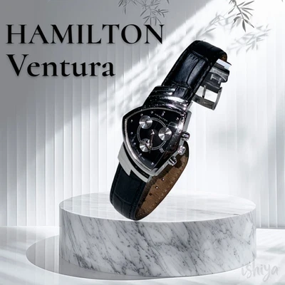 HAMILTON Ventura H244121 Stainless Steel Chronograph Men’s Watch Used - image 1 of 4
