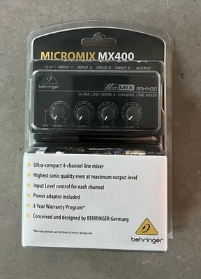 Behringer Micromix MX400 Line Mixer - Image 1 of 4