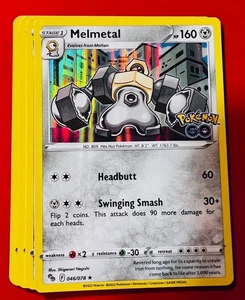 4x Melmetal 046/078 Pokémon TCG Pokémon GO NM Playset Lot Holo Rare - Picture 1 of 1