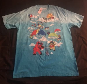 NWT Grateful Dead Parachuting Bear Tie Dye Shirt Size:2XL - Picture 1 of 8