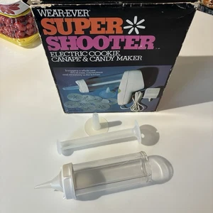 Biscottiera vintage WEAREVER Super Shooter, caricatore, tappo e punte di ricambio - Foto 1 di 6