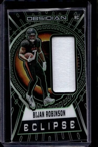 2023 Obsidian #ECL-BRO Bijan Robinson Eclipse Materials Electric Etch Green #/25 - Picture 1 of 2