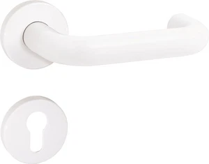HEWI Rosettengarnitur 111R01.230 Kunststoff 90 U-Form PZ DIN links / rechts D/D - Bild 1 von 3