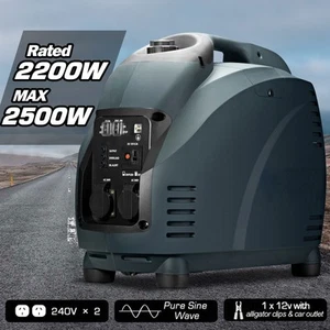 Gentrax Petrol Inverter Generator 2.5KW AC/DC Outlet Home Emergency Backup Power - Picture 1 of 10