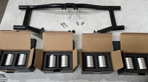 OS&D Advanblack Protek Front Performance High Way Peg Two Step Crash Bar - Picture 1 of 12