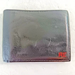 Portafoglio Uomo Nero TUMI per Carte di Credito con Monogramma RE - Foto 1 di 6