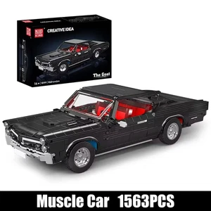 10199 Goat Muscle Car Building Block Set Technical Vintage Car Toy Gift Kids - Picture 1 of 12