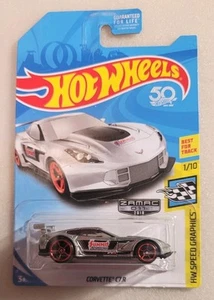 Hot Wheels 2018 Zamac CORVETTE C7.R 1/10 HW Speed Graphics Summit - Exclusive - Picture 1 of 2